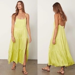 Stillwater the brand the memz maxi dress in citron size M